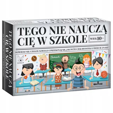 GRA TEGO NIE NAUCZĄ CIĘ W SZKOLE rodzinna edukacyjna karty PREZENT urodziny