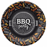 Talerzyki BBQ Party na Grill Garden Party Urodziny Roczek Lato 23cm 8sz