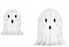 Białe Duszki Honeycomb Dekoracja Wisząca na Urodziny Halloween 20-30cm 2szt