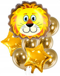 Zestaw balony foliowe LEW na urodziny roczek 8szt