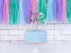 TOPPER na tort HAPPY BIRTHDAY SREBRNY 22cm ROCZEK