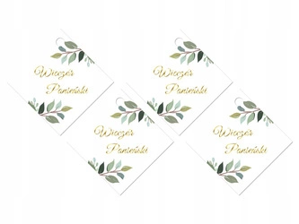 Zawieszki na butelkę WIECZÓR PANIEŃSKI alkohol x12