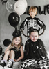Balony Białe Przezroczyste Czarne Pająki Dekoracje na Halloween 6szt 36cm