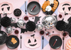 Czarny Nietoperz Honeycomb Dekoracja Wisząca na Urodziny Halloween 45x17cm