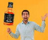 Duży Balon foliowy butelka Whisky Happy Birthday na urodziny party 32x65cm