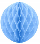 Kula bibułowa Honeycomb J. Błękit Dekoracja Wisząca na Urodziny Wesele 20cm