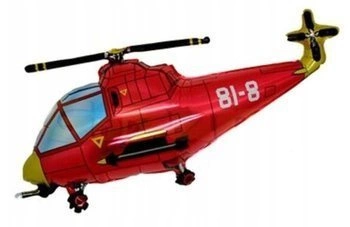 Balon foliowy Helikopter Ratunkowy na urodziny