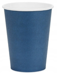 Kubeczki Papierowe Granatowe na Urodziny Ślub Komunię Chrzest 250ml 6szt