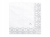 Serwetki komunijne SREBRNY ornament 33x33cm 20szt