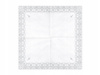 Serwetki komunijne SREBRNY ornament 33x33cm 20szt