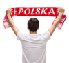Szalik dla kibica POLSKA Piłka Nożna Siatkówka na Mecz Mistrzostwa 130x20cm