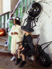 Duży Balon foliowy Pająk Czarny Dekoracja na Urodziny Halloween 60x101cm