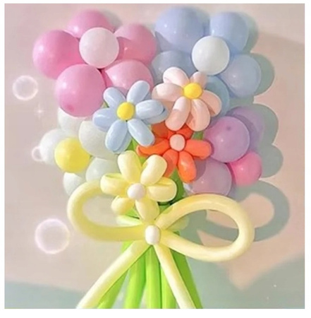 Balony Do Modelowania Rurki Modeliny Jasne Pastelowe Kolorowe mix 100szt