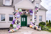 Balon foliowy Nietoperz Fioletowy Dekoracja na Urodziny Halloween 119x51cm