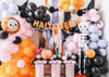 Duża Dekoracja Wisząca Szkielet Biały Girlanda Ozdoba na Halloween 110cm