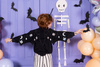 Duża Dekoracja Wisząca Szkielet Biały Girlanda Ozdoba na Halloween 110cm