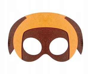 Maska filcowa PSIA BRYGADA RATOWNIK dla dzieci KARNAWAŁ strój bal 19x12cm