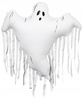 Balon foliowy Duch z Frędzlami Zjawa Upiór Dekoracja na Halloween 93x86cm
