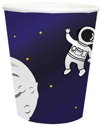 Kubeczki KOSMOS space papierowe na urodziny 6szt
