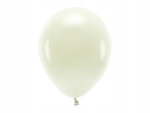 Balony ECO 30cm pastelowe KREMOWY 10szt urodziny