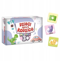 GRA Dzieci kontra Rodzice MEMORKI obrazkowe edukacyjna PREZENT na urodziny