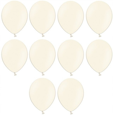Balony Waniliowe 30cm pastelowe 10szt ślub urodzin