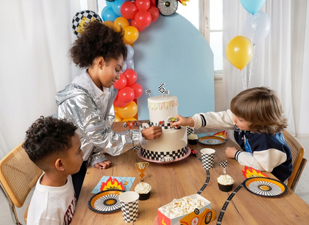 TOPPER Auta Autka dekoracja pikery na tort muffinki babeczki urodziny 4szt