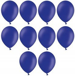 Balony Granatowe 30cm Pastelowe 10szt ślub party