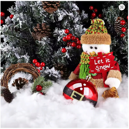 SZTUCZNY ŚNIEG puch na Święta GWIAZDKĘ do dekorowania BOŻE NARODZENIE dużo