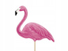 TOPPER na tort ALOHA FLAMINGI RÓŻOWE 15-23cm 6szt