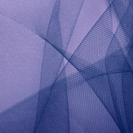 Tiul gładki GRANATOWY dekoracyjny rolka na stół Ślub wesele urodziny 0,15x9