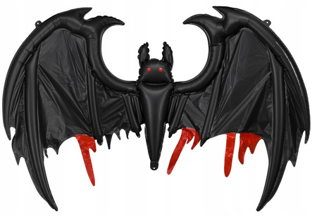 Balon foliowy Czarny Nietoperz Dekoracja na Halloween Dzień Dyni 120x81cm