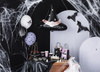 Duża Torebka na Prezenty Czarna Kot Kotek na Urodziny Halloween 8x14x18cm