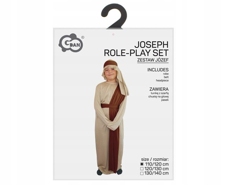 Zestaw dla dzieci Józef Józefa Strój Kostium Przebranie na Jasełka 110/120