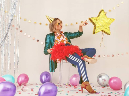 Czapeczki ZŁOTE na 18 URODZINY 18th Birthday 6szt