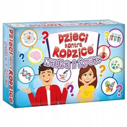 GRA Dzieci kontra Rodzice NAUKA I ŻYCIE rodzinna karciana PREZENT urodziny