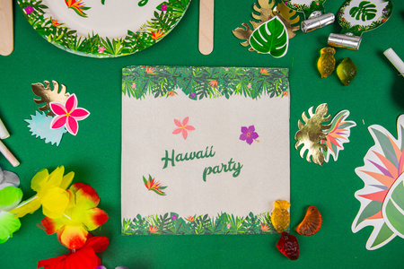 Serwetki papierowe Hawaii Party Hawajskie na urodziny roczek 33x33cm 20szt