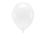 Balony ECO 30cm pastelowe BIAŁY 10szt na urodziny