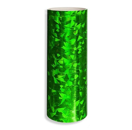 Serpentyna holograficzna ROCZEK URODZINY zielona