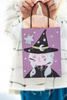 Duża Torebka na Prezenty Cukierki Czarownica Wiedźma na Halloween 8x14x18cm