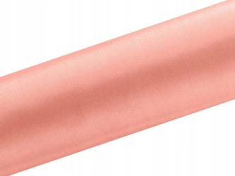 Bieżnik KORALOWY SATYNA rolka na stół ślub wesele