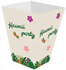 Duże Pudełka Hawaii Party Hawajskie na popcorn słodycze Urodziny Roczek 6sz
