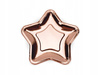 Talerzyki Gwiazdki RÓŻOWE ZŁOTO rose gold 18cm 6sz