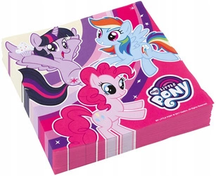 Serwetki My Little Pony papierowe na urodziny 20sz