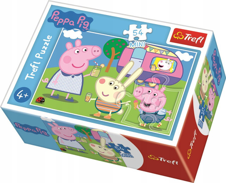 MINI Puzzle ŚWINKA PEPPA przyjaciele układanka PREZENT dla dzieci 54 TREFL