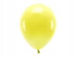 Balony ECO 30cm pastelowe ŻÓŁTY 10szt na urodziny