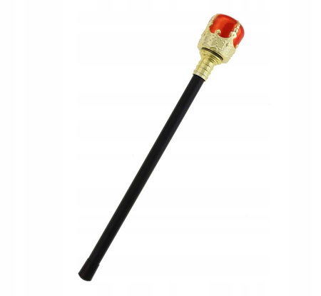 Złote Berło dla Króla Królewskie Strój Kostium na Karnawał Bal Jasełka 39cm