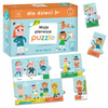 Duże MOJE PIERWSZE PUZZLE MIESIĄCE edukacyjne PREZENT dla dzieci 3+ 80cm