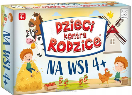 GRA Dzieci kontra Rodzice NA WSI 4+ edukacyjna rodzinna PREZENT na urodziny