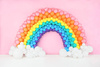 Balony Rainbow MIX 23cm Pastelowe 10szt URODZINY